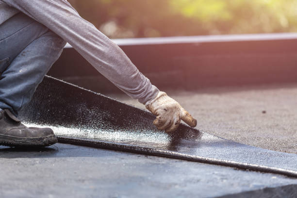 Professional Basement Waterproofing technician working in Centerville, NY